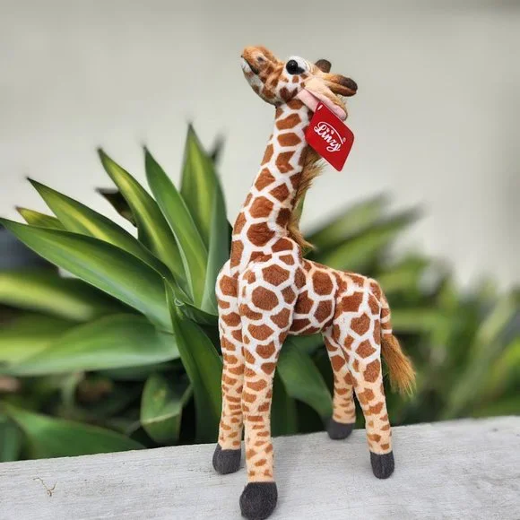 NEW 22" Giraffe Stuffed Animal Baby Shower Nursery Bedroom Room Decor Plush Linz - Picture 2 of 13